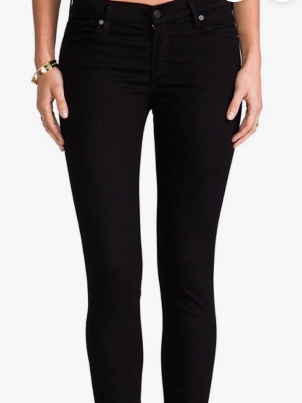 Citizens Of Humanity Black Avedon Ankle Skinny Jeans